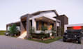 make 3d interior and exterior of residential house