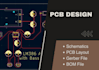 design schematic and pcb layout for your project