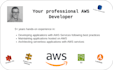 be your professional AWS developer