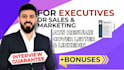 write a professional resume for executives, sales or marketing