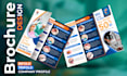 do company profile, bifold and trifold brochure design