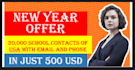 provide you list of US schools leads with emails phone address