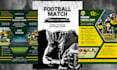create sports flyer,soccer, baseball, football