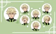 draw character reference sheet in anime style
