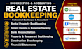 do real estate, legal, construction, bookkeeping, and financial statements