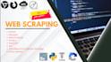 extract data by web scraping and furnish in excel