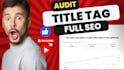 do the best youtube video SEO and promotion
