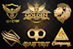 create your 2d logo into 3d metallic golden and silver effect within 24 hours