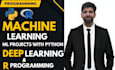 do deep learning, machine learning, python, and r studio