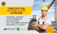 do cost estimation, quantity takeoff, and material take off