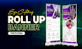 design a roll up banner for your business