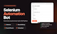 build a python selenium bot to automate browser tasks and scrape data