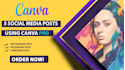redesign social media posts , logo, flyer and business