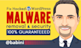 fix hacked wordpress malware removal, wordpress security, malware
