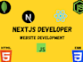 create custom website development as full stack web developer using next js