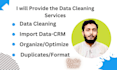 provide data cleaning services
