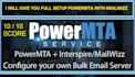 give you powermta smtp 5 0r8 with mailwizz