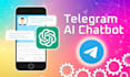 develop a gpt ai telegram chatbot trained with your data