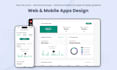 design mobile and web apps UX UI in figma