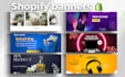 design a professional shopify banner web banner