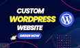 build wordpress website custom wordpress elementor pro business website with acf