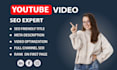 do youtube growth manager and video SEO expert