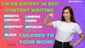 be your SEO website copywriter, write blog post, article, landing page content
