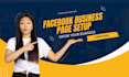 create, setup and design fb business page professionally