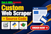 build custom web scraper , automation bot using python playwright selenium