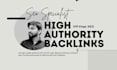 do high quality backlinks, white hat SEO