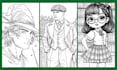 create unique coloring pages and covers for adults and kids