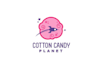 design good looking cotton candy logo