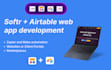 develop softr and airtable integrated web apps for you