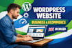 build a professional wordpress website or business site