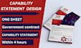 build your federal government capability statement