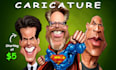 draw a realistic custom caricature from your photo