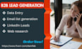 do b2b lead generation and data entry