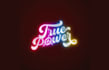 retro power logo design