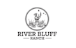 river bluff ranch logo design