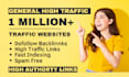 publish general guest posts on high traffic websites