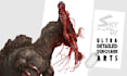 draw realistic detailed dinosaur art