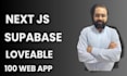 vibe code your web app with next js, supabase loveable, claude