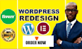 build wordpress website, wordpress redesign, website