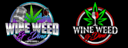 create retro weed logo design