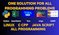 do c, cpp, c sharp, java, python and my sql programming projects