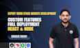 do ai web application, application development, full stack website development