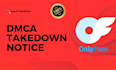send dmca takedown notice to onlyfans
