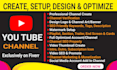 create, set up, and manage your youtube channel