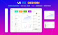 design dashboard UI, CRM, web app and admin panel UI