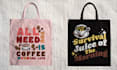 design custom tote bag design for personal or business use